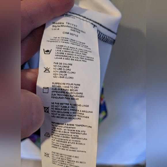 Joseph Ribkoff Vibrant Watercolour Sleeveless Fitted Dress - Picture 6 of 8